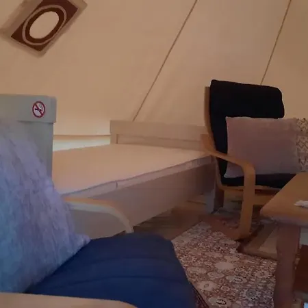Luxusní stan Abenteuer Glamping Im Wildgehege Im 5 M Zelt *
